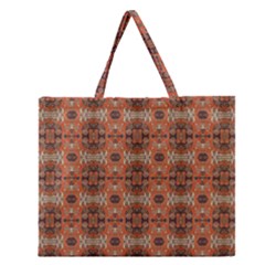 Rp-2-8 Zipper Large Tote Bag by ArtworkByPatrick