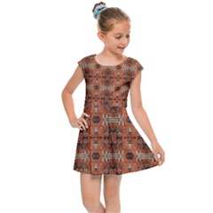 Rp-2-8 Kids  Cap Sleeve Dress