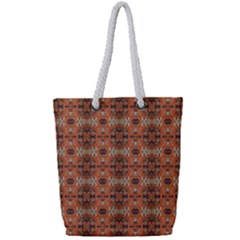 Rp-2-8 Full Print Rope Handle Tote (small) by ArtworkByPatrick