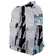 The City Of The Future Collage Classic Backpack by Pakrebo