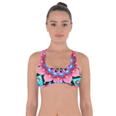 Mandala Symmetry Meditation Got No Strings Sports Bra by Pakrebo