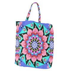 Mandala Symmetry Meditation Giant Grocery Tote