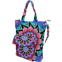 Mandala Symmetry Meditation Shoulder Tote Bag by Pakrebo