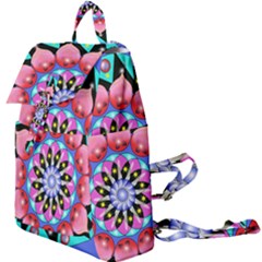 Mandala Symmetry Meditation Buckle Everyday Backpack by Pakrebo