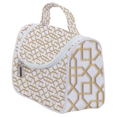 Graphic Mughal Pattern Jali Jaali Satchel Handbag