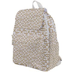 Graphic Mughal Pattern Jali Jaali Top Flap Backpack