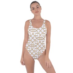 Graphic Mughal Pattern Jali Jaali Bring Sexy Back Swimsuit by Pakrebo