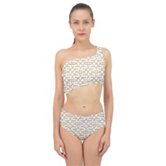 Graphic Mughal Pattern Jali Jaali Spliced Up Two Piece Swimsuit by Pakrebo