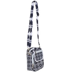 Seamless Pattern Ornament Shoulder Strap Belt Bag