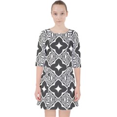 Seamless Pattern Ornament Pocket Dress by Pakrebo