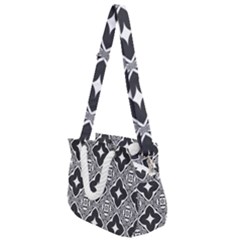 Seamless Pattern Ornament Rope Handles Shoulder Strap Bag