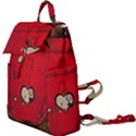 Beautiful Elegant Hearts With Roses Buckle Everyday Backpack View1