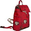 Beautiful Elegant Hearts With Roses Buckle Everyday Backpack View2