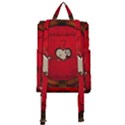 Beautiful Elegant Hearts With Roses Buckle Everyday Backpack View3