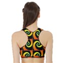 Spiral Seamless Pattern Fractal Sports Bra with Border View2