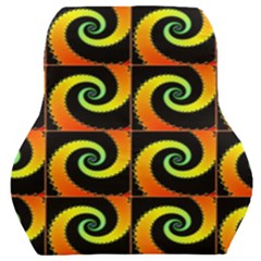 Spiral Seamless Pattern Fractal Car Seat Back Cushion  by Pakrebo