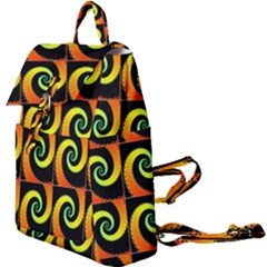 Spiral Seamless Pattern Fractal Buckle Everyday Backpack by Pakrebo