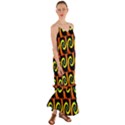 Spiral Seamless Pattern Fractal Cami Maxi Ruffle Chiffon Dress View1