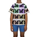 Seamless Wallpaper Butterfly Kids  Short Sleeve Swimwear View1