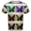 Seamless Wallpaper Butterfly Men s Cotton Tee View1