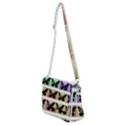 Seamless Wallpaper Butterfly Shoulder Bag with Back Zipper View2