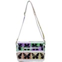 Seamless Wallpaper Butterfly Shoulder Bag with Back Zipper View3