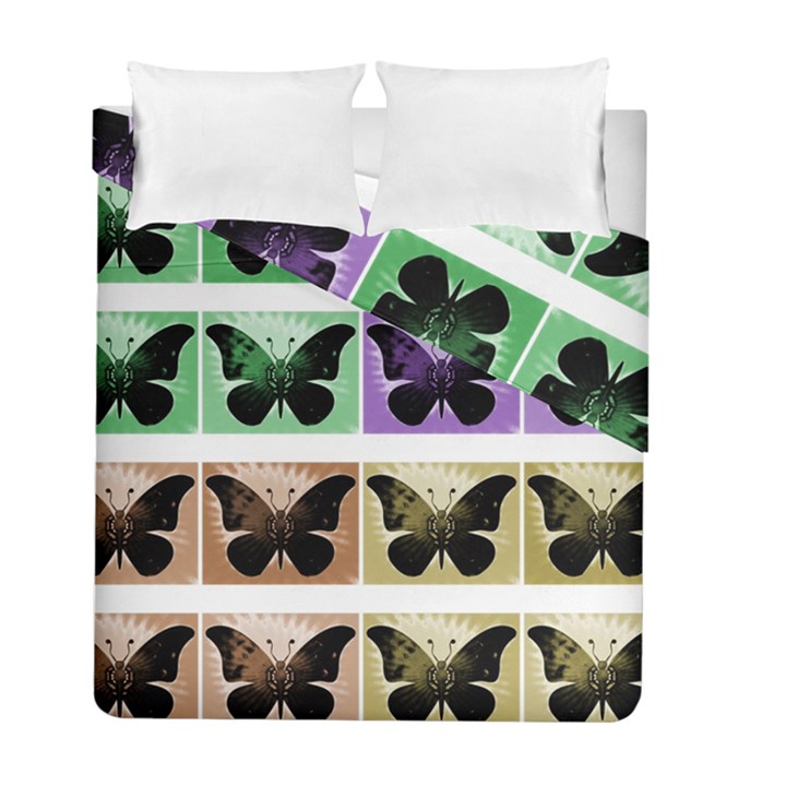 Seamless Wallpaper Butterfly Duvet Cover Double Side (Full/ Double Size)