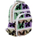 Seamless Wallpaper Butterfly Rounded Multi Pocket Backpack View2