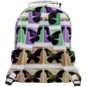 Seamless Wallpaper Butterfly Rounded Multi Pocket Backpack View3