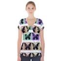 Seamless Wallpaper Butterfly Short Sleeve Front Detail Top View1