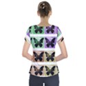 Seamless Wallpaper Butterfly Short Sleeve Front Detail Top View2