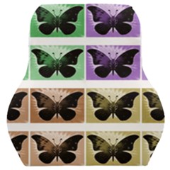 Seamless Wallpaper Butterfly Car Seat Back Cushion  by Pakrebo