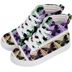 Seamless Wallpaper Butterfly Kids  Hi-Top Skate Sneakers