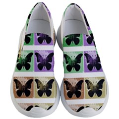 Seamless Wallpaper Butterfly Women s Lightweight Slip Ons by Pakrebo