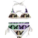 Seamless Wallpaper Butterfly Kids  Classic Bikini Set View1