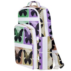 Seamless Wallpaper Butterfly Double Compartment Backpack by Pakrebo