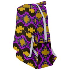 Seamless Wallpaper Digital Pattern Yellow Brown Purple Travelers  Backpack by Pakrebo