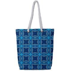 Rp-3-1 Full Print Rope Handle Tote (small) by ArtworkByPatrick