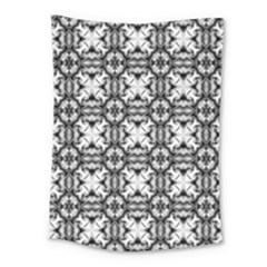 Seamless Wallpaper Pattern Ornamen Black White Medium Tapestry