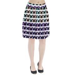 Seamless Wallpaper Butterfly Pattern Pleated Skirt by Pakrebo