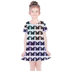 Seamless Wallpaper Butterfly Pattern Kids  Simple Cotton Dress by Pakrebo