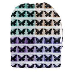 Seamless Wallpaper Butterfly Pattern Drawstring Pouch (xxxl)