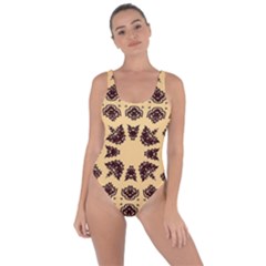 Seamless Pattern Ornament Bring Sexy Back Swimsuit by Pakrebo