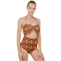 RP-3-3 Scallop Top Cut Out Swimsuit View1