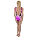 Fractal Pink Spiral Helix High Leg Strappy Swimsuit View2