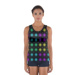 Seamless Pattern Design Ornament Sport Tank Top  by Pakrebo