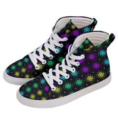 Seamless Pattern Design Ornament Men s Hi-top Skate Sneakers by Pakrebo