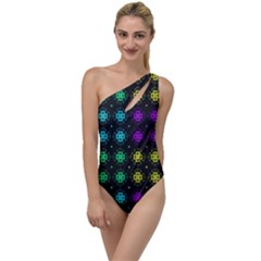 Seamless Pattern Design Ornament To One Side Swimsuit by Pakrebo