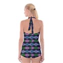 Seamless Wallpaper Geometric Boyleg Halter Swimsuit  View2