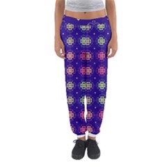 Flowers Pattern Ornament Symmetry Women s Jogger Sweatpants by Pakrebo